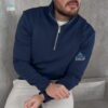 Pull Quarter Zip Homme