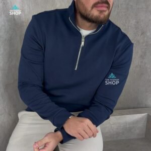 Pull Quarter Zip Homme